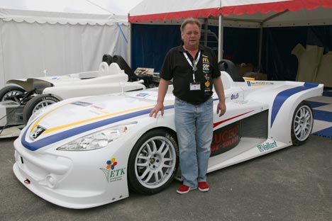 Leif Grambo præsentere i dag planerne for den nye 207 Spider Cup klasse på Padborg Park.